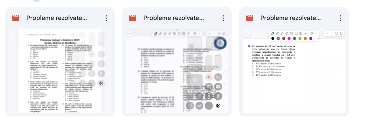Tipuri probleme admitere Alcani, Alchene, Alcadiene - culegere admitere București